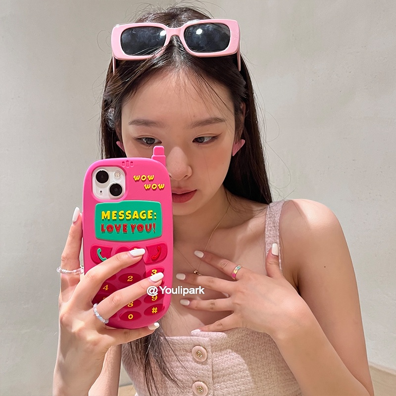 Ốp Điện Thoại Mềm Hình Điện Thoại Nokia 3D Cho IPhone14 13 12 11 Pro Max XR X XSMAX