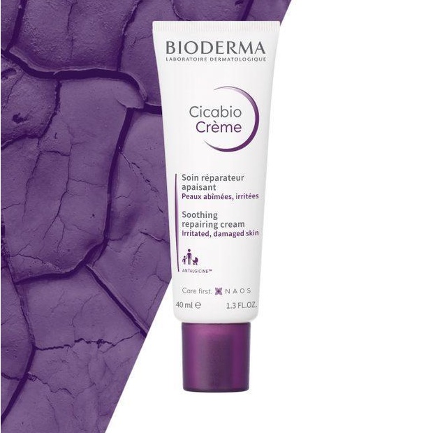 Kem Phục Hồi Da BIODERMA Cicabio Cream 40ml Cấp Ẩm Và Tái Tạo Da