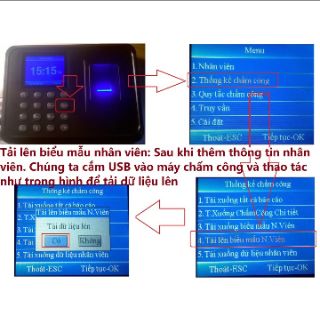 Máy Chấm Công Quyét vân tay