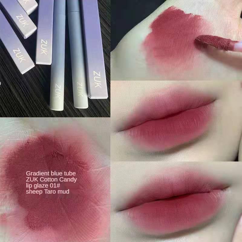Son kem ZUK Son Môi Màu Nhung Sương Lì Mịn Trang Điểm Phong Cách Trung Hoa 4g