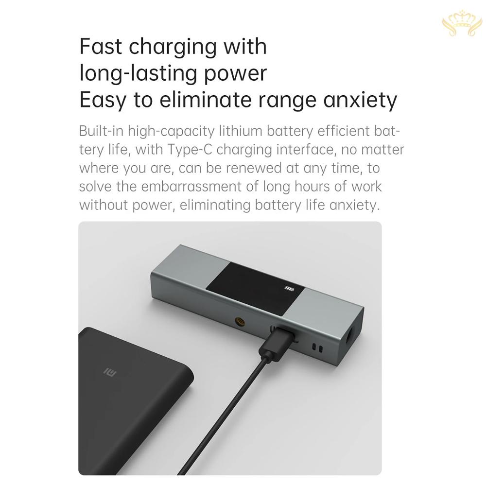 Máy Đo Góc Kỹ Thuật Số AtuMan DUKA LI1 Có Thể Sạc Lại Và Đo Độ Nghiêng 360 Độ° Đèn LED Dây Laser Song Song Chất Lượng Cao