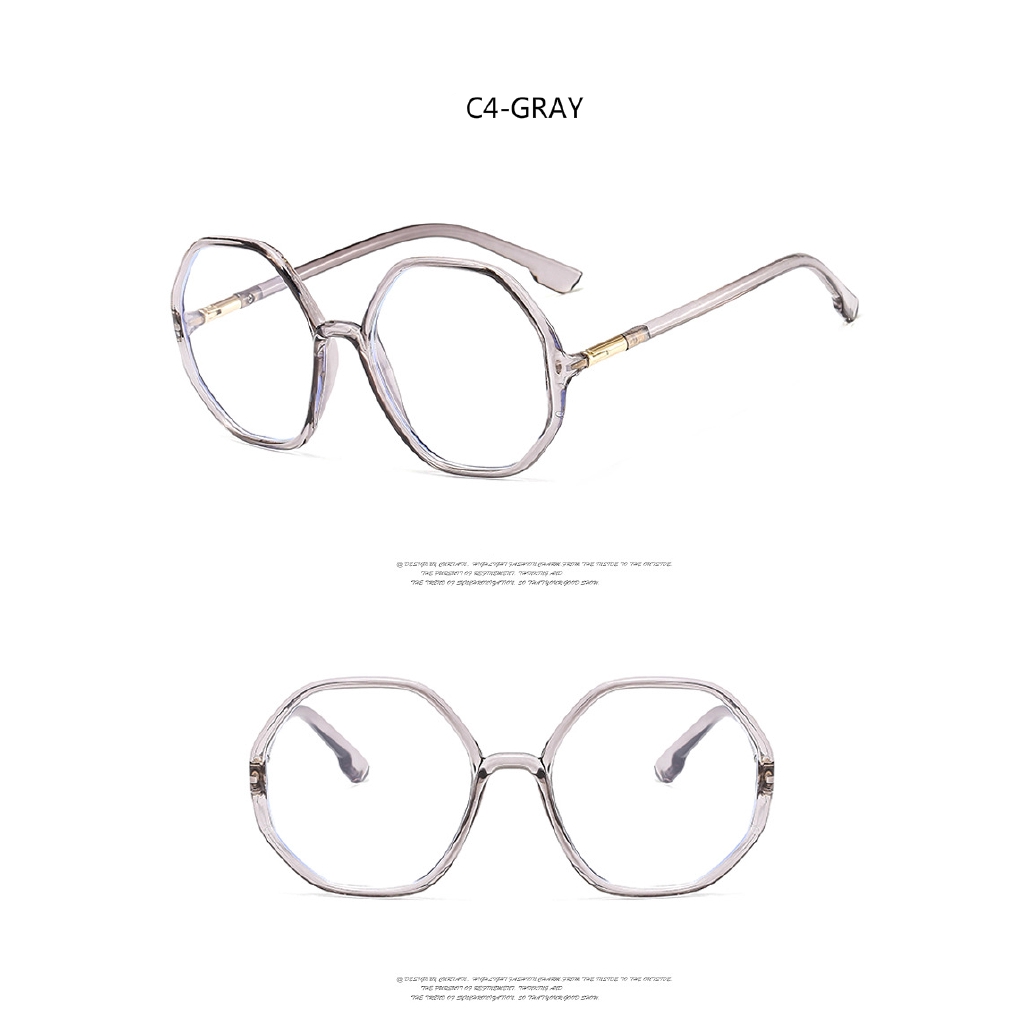 Mắt kính kiểu cách chống ánh sáng xanh bản lề kim loại thời trang đường phố