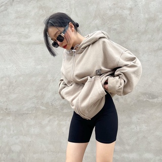 HOODIE FULLZIP "STORY" LATTE