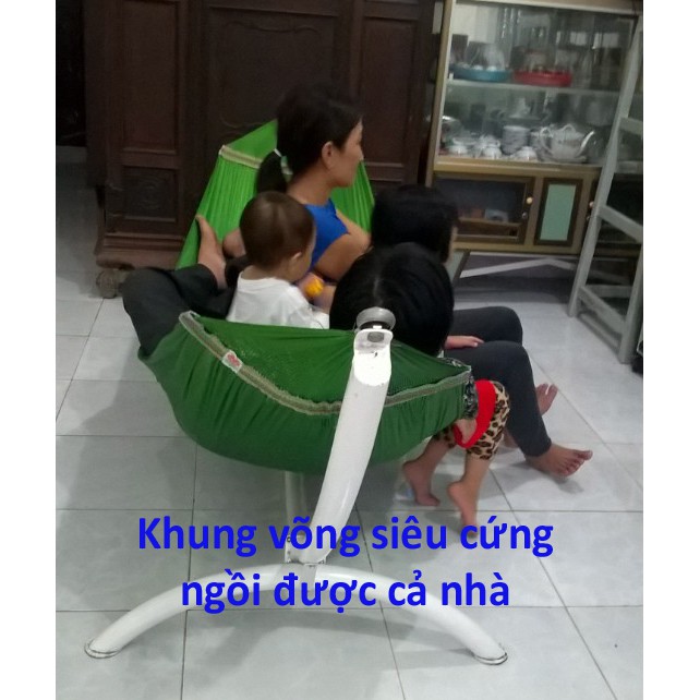 Trọn BỘ khung võng xếp lắp ráp THÉP phi 49 và Võng lưới | BigBuy360 - bigbuy360.vn