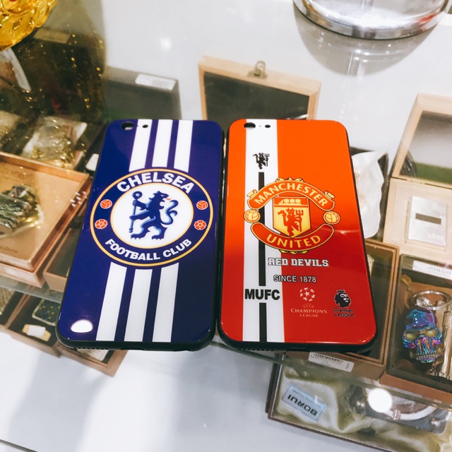 Ốp lưng iPhone 6/7/8 bóng đá mặt kính