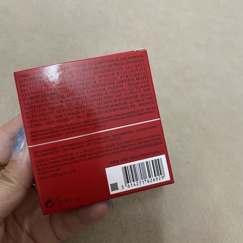 [Hàng mới về] Kem nền Bb Armani dòng Air Cushion 1.7g nhỏ gọn | BigBuy360 - bigbuy360.vn