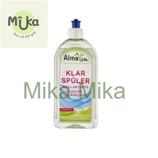 Nước làm bóng hữu cơ dùng cho máy rửa chén bát Almawin giúp bát đĩa nhanh khô sáng bóng