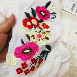 Sét bộ đũi thêu hoa cực hót