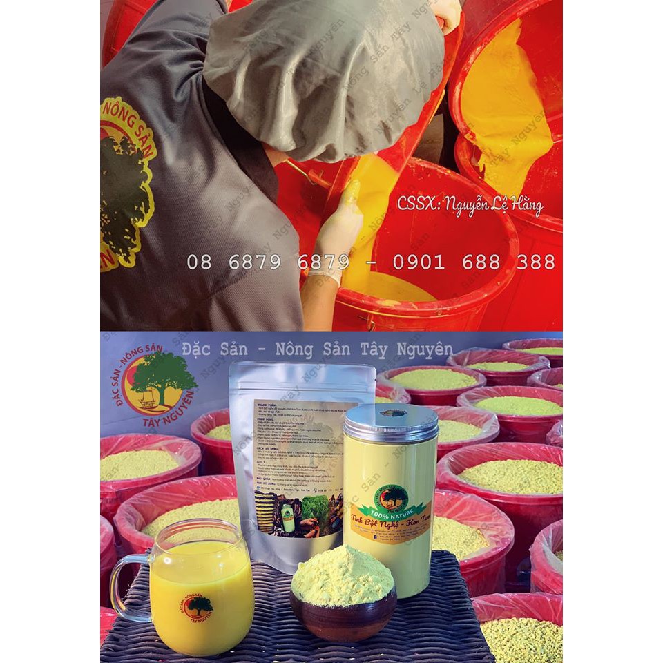 TINH BỘT NGHỆ NGUYÊN CHẤT KON TUM | BigBuy360 - bigbuy360.vn