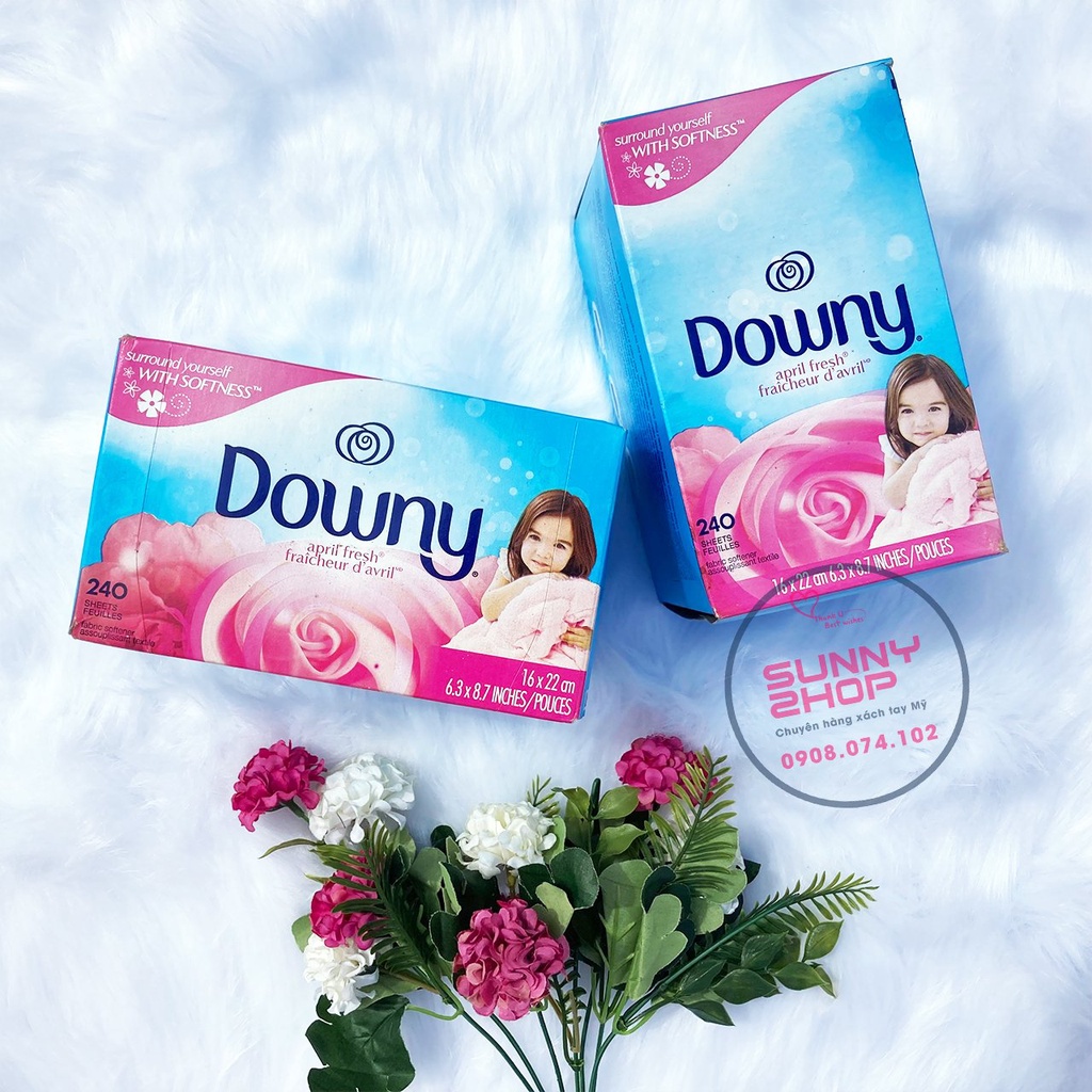 GIẤY THƠM QUẦN ÁO CỦA MỸ DOWNY APRIL FRESH FRAICHEUR loại 240 tờ