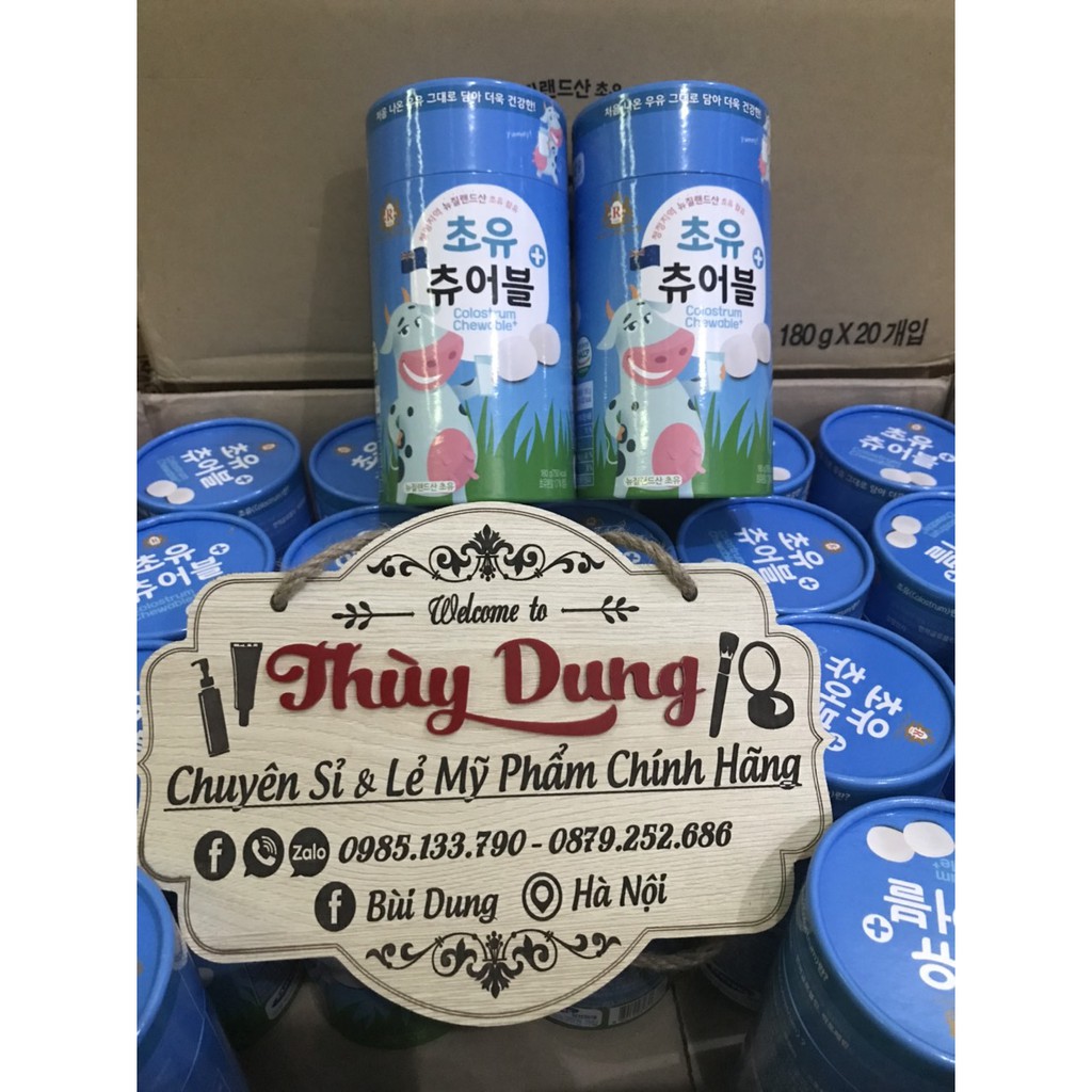 KẸO MEN TIÊU HÓA SỮA BÒ CHÍNH HÃNG HÀN QUỐC