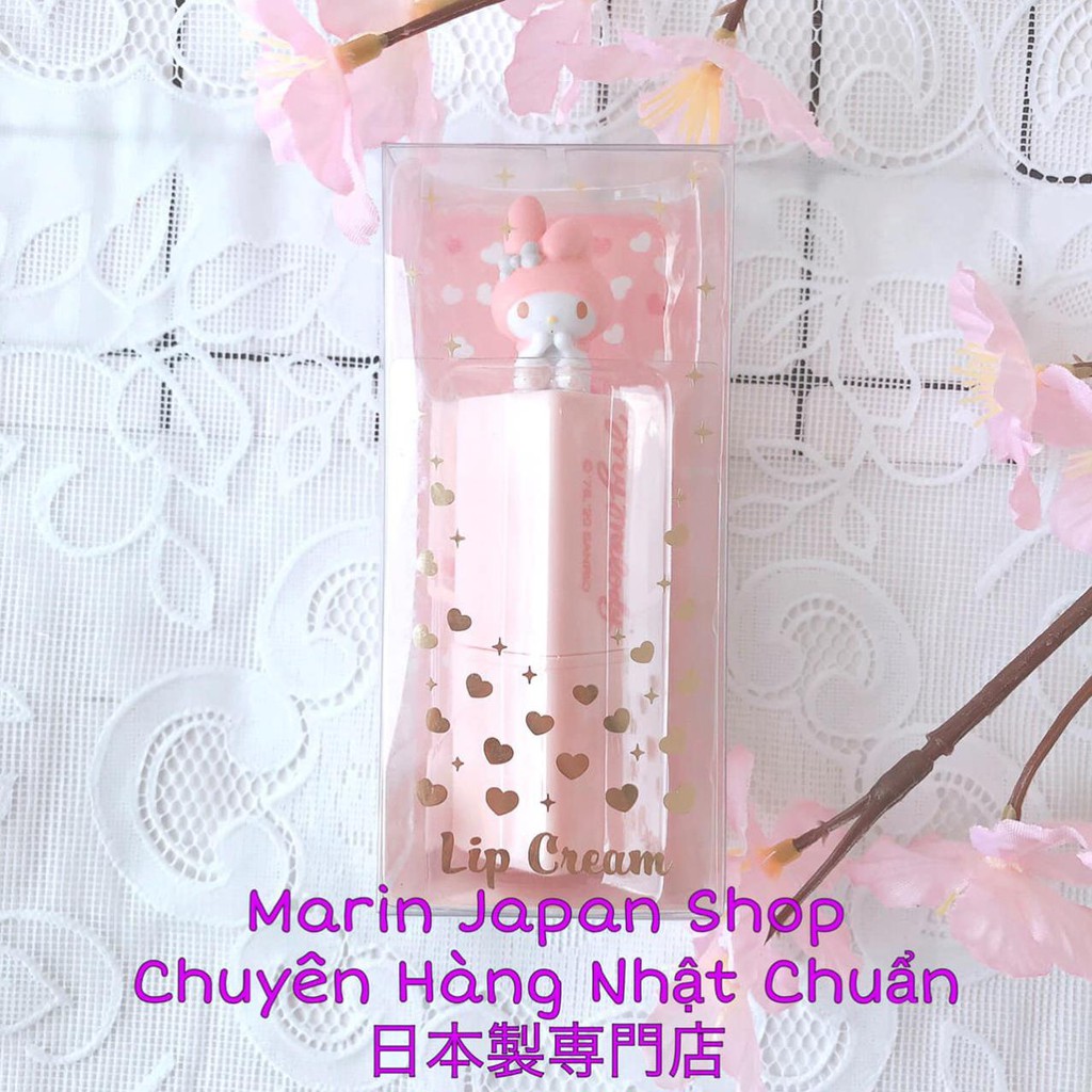 Son dưỡng ẩm bản siêu cute Lip Cream của Hello Kitty và My Melody Sanrio Nhật Bản