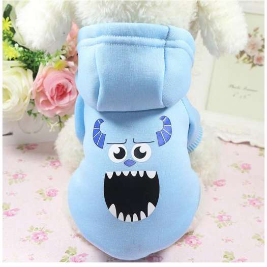 Áo Khoác Nỉ Cho Chó Mèo vải dày thu đông