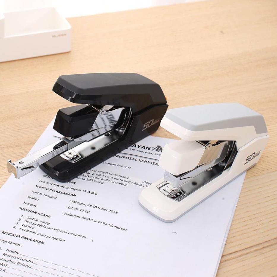 Dập ghim trợ lực Deli 371 - 50 trang - giảm 45% lực tác dụng - E0371