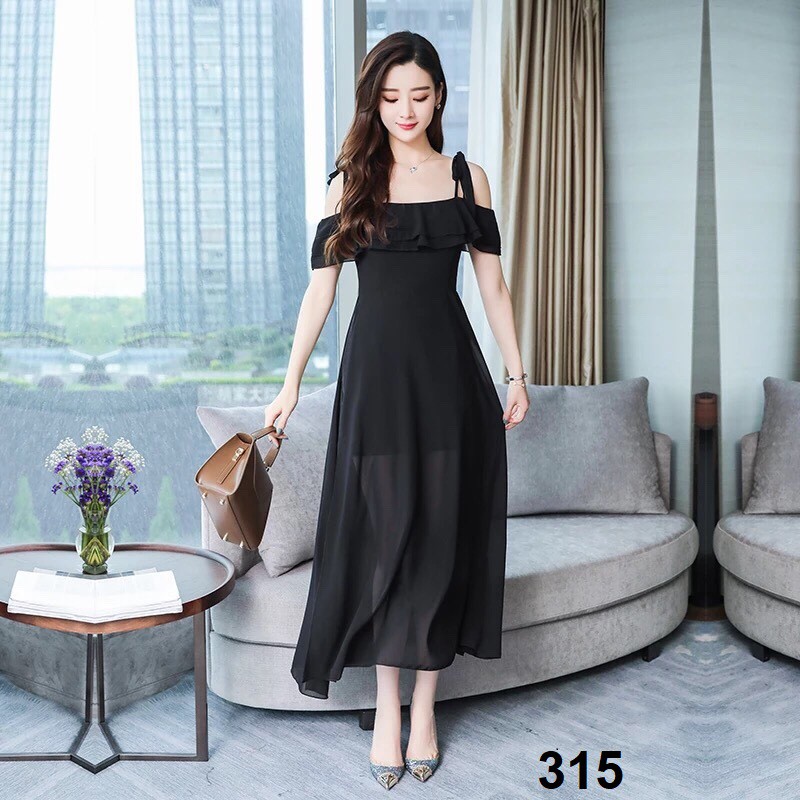 ĐẦM TRỄ VAI CAO CẤP SANG TRỌNG VỚI ĐỦ SIZE M L XL XXL 40 ĐẾN 70KG - 315