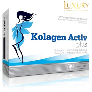 Viên uống bổ sung Vitamin Kolagen Activ Plus -  Viên collagen thủy phân Ba Lan (Bổ sung vitamin C, Magie và B6)