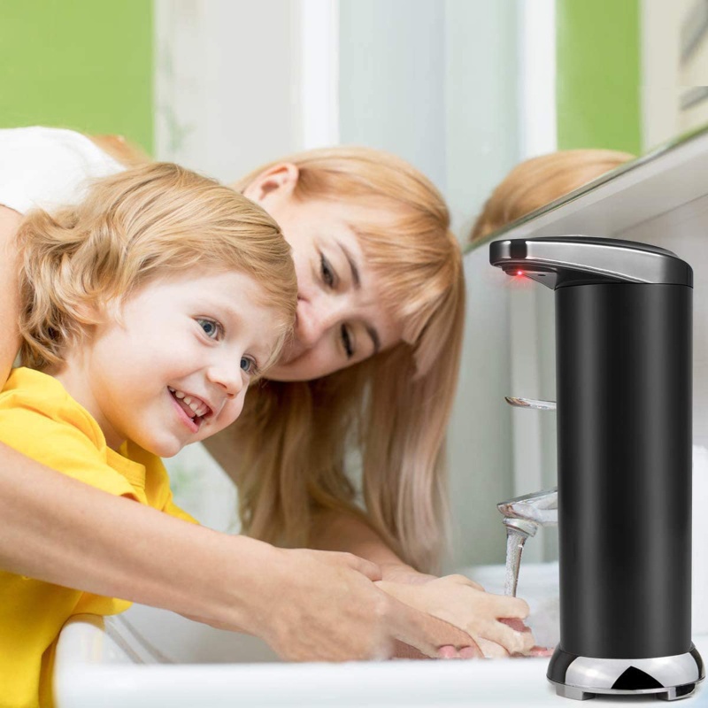 Bình Đựng Xà Phòng Cảm Ứng Thông Minh Bằng Thép Không Gỉ