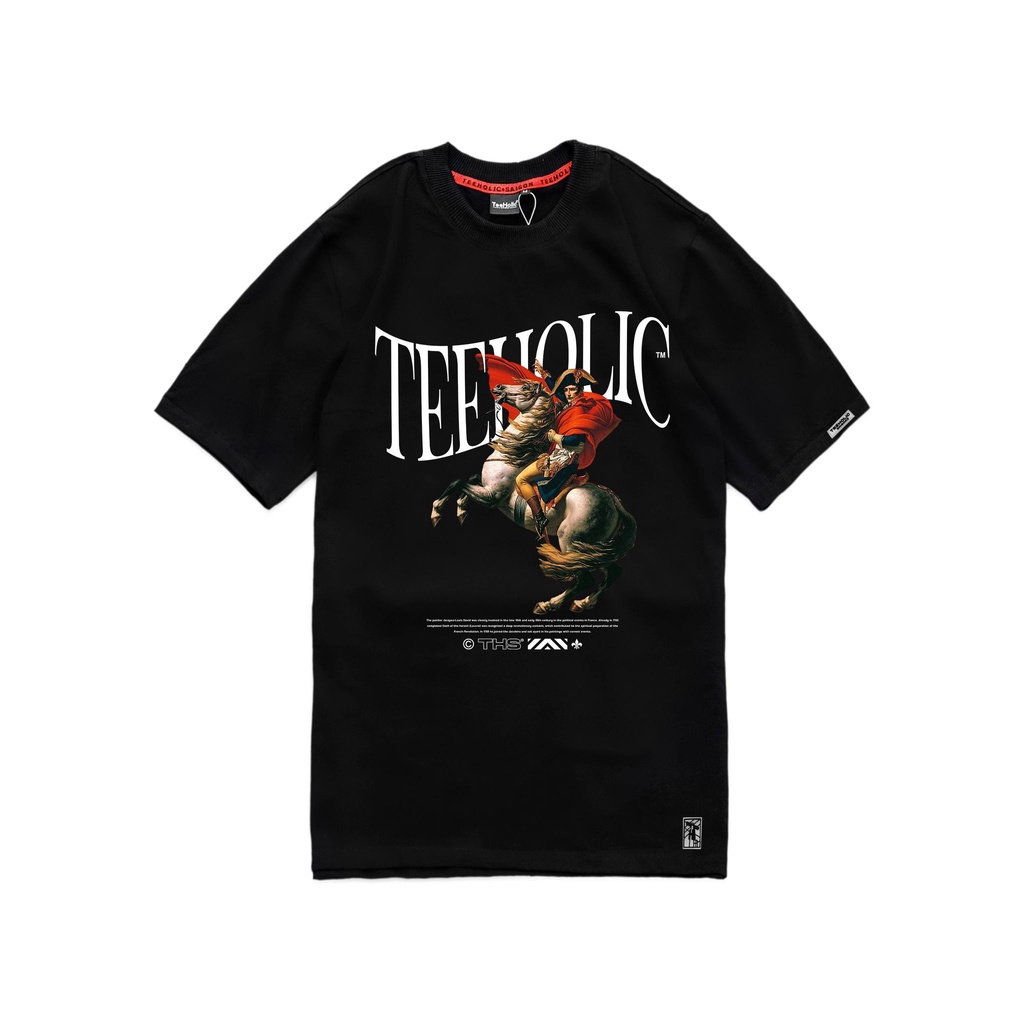 Áo Thun Unisex Form Rộng Tranh David TeeHolic Màu Đen Local Brand THS