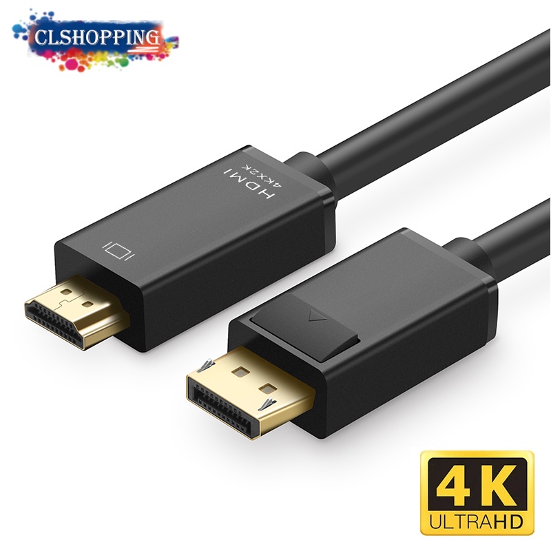 Cáp Chuyển Đổi 4k Displayport Sang Hdmi Dành Cho Hdtv/ Máy Chiếu/ Laptop/ Pc