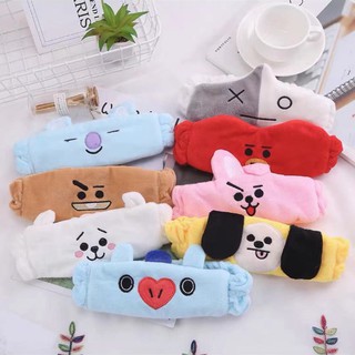 Băng đô rửa mặt in hình bts bt21