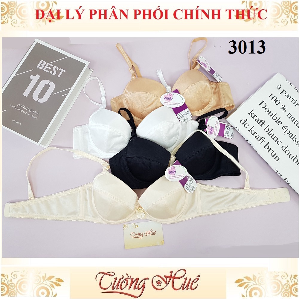 Áo lót nữ annie Bra 3013 trơn mút mỏng.