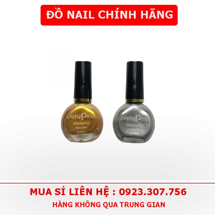 Sơn In Chuyên Dụng Nail PinPai Các Màu Màu Chai 15mL