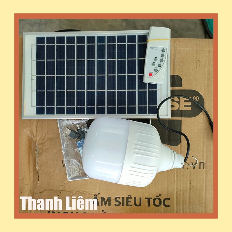 Đèn bulb năng lượng mặt trời Solar Light 6 bóng tròn0W