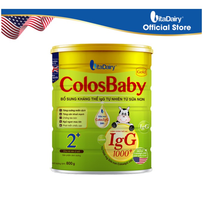 Sữa bột COLOSBABY GOLD 2+ 800G