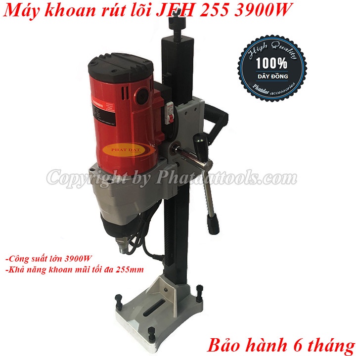 Máy Khoan Rút Lõi Bàn JFH255  - Hàng Nội Địa Bao Khỏe, Bao Bền - Bảo Hành Toàn Quốc 6 Tháng