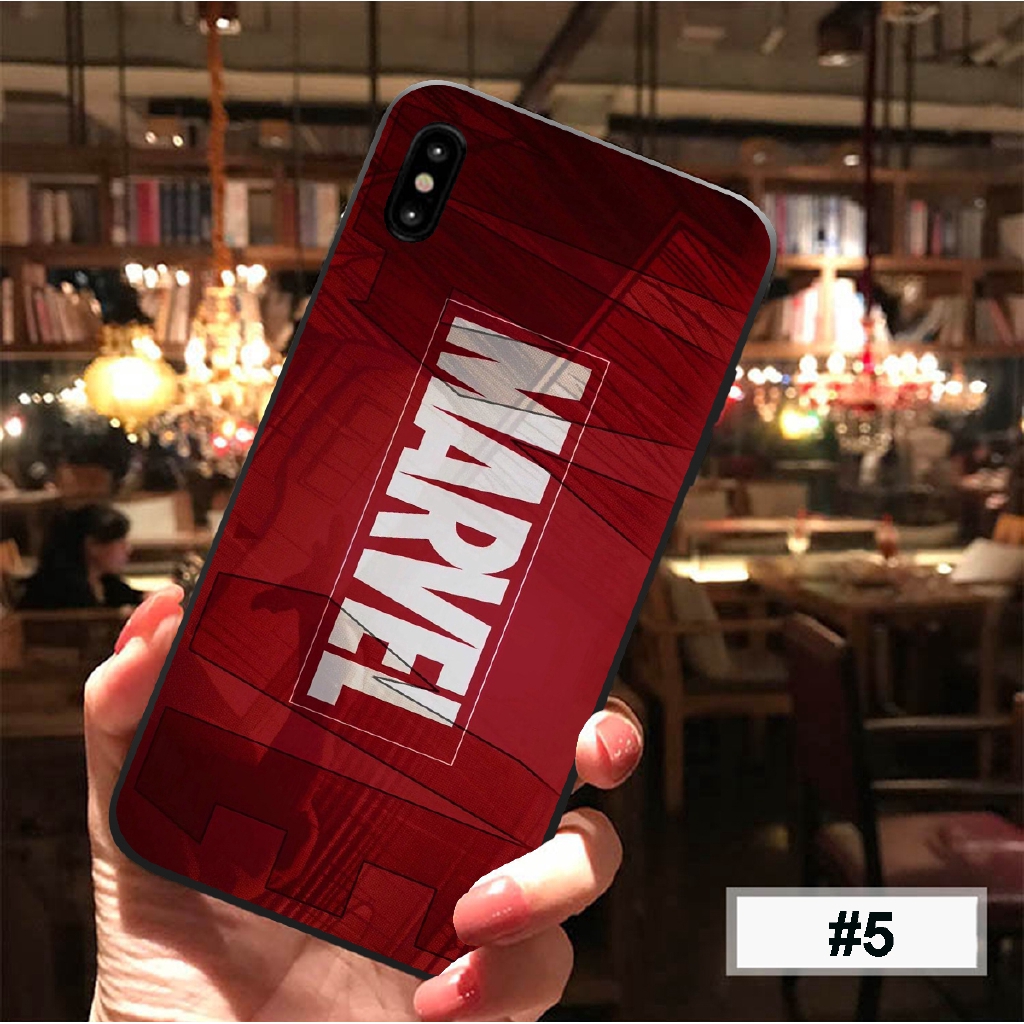 Ốp điện thoại vỏ mềm có hình nhân vật phim siêu anh hùng Marvel cho iPhone11 Pro Max 11 Pro 11 XS MAX XR X 7 8 6 6s