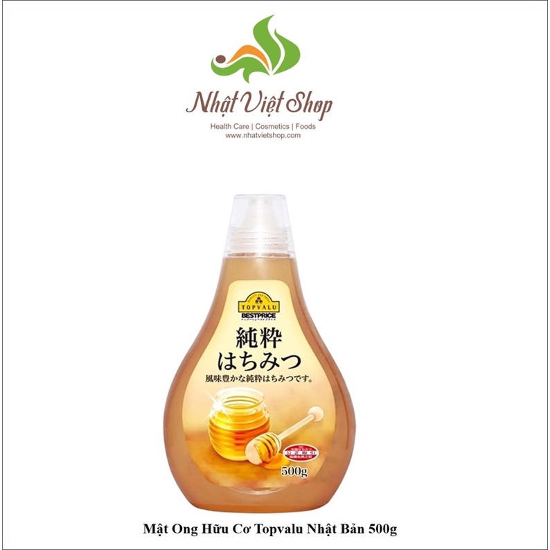 Mật Ong Hữu Cơ Topvalu Nhật Bản 500g