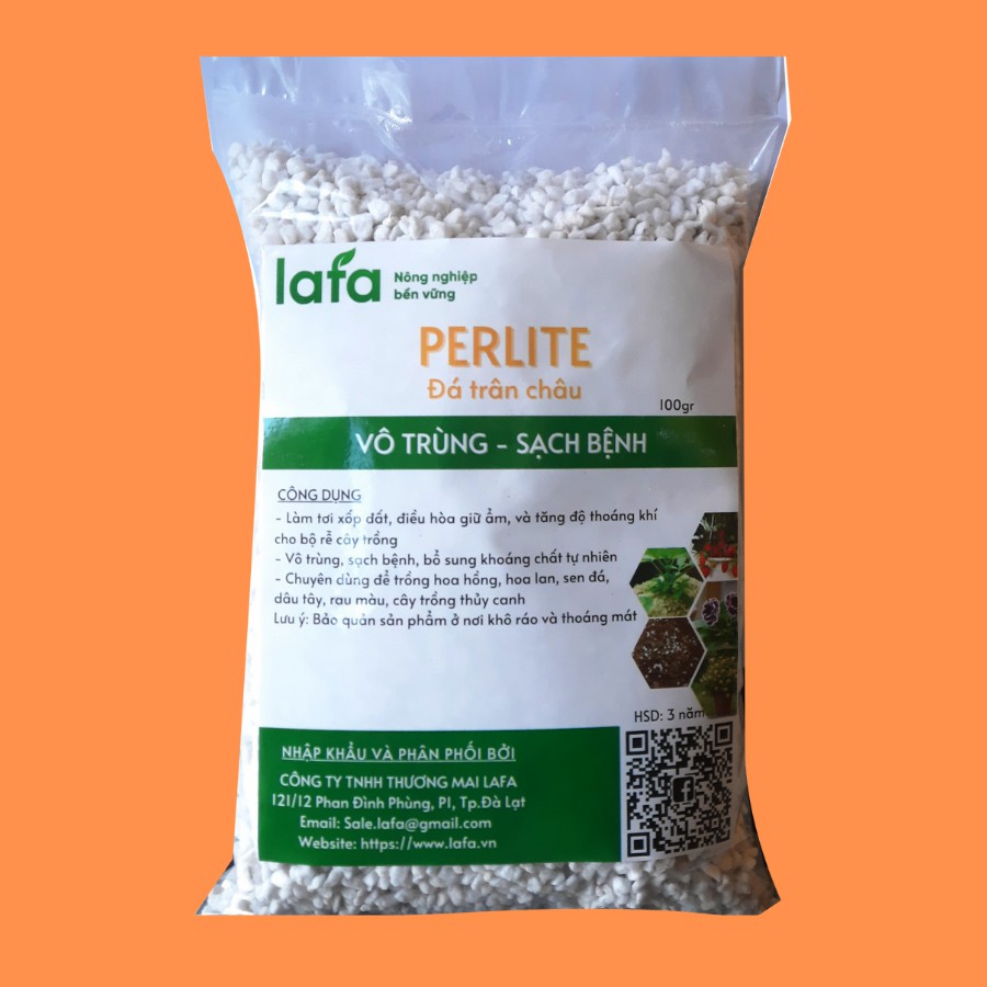 Đá Perlite LAFA (1L) đá trân châu kích thước 3-6mm giá thể trồng cây sen đá đã giãn nở hoàn toàn, cấu trúc nhẹ