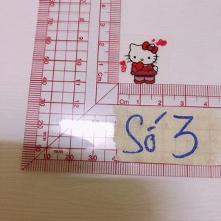 Set 2 Sticker ủi,hình ủi,patch ủi kitty mini