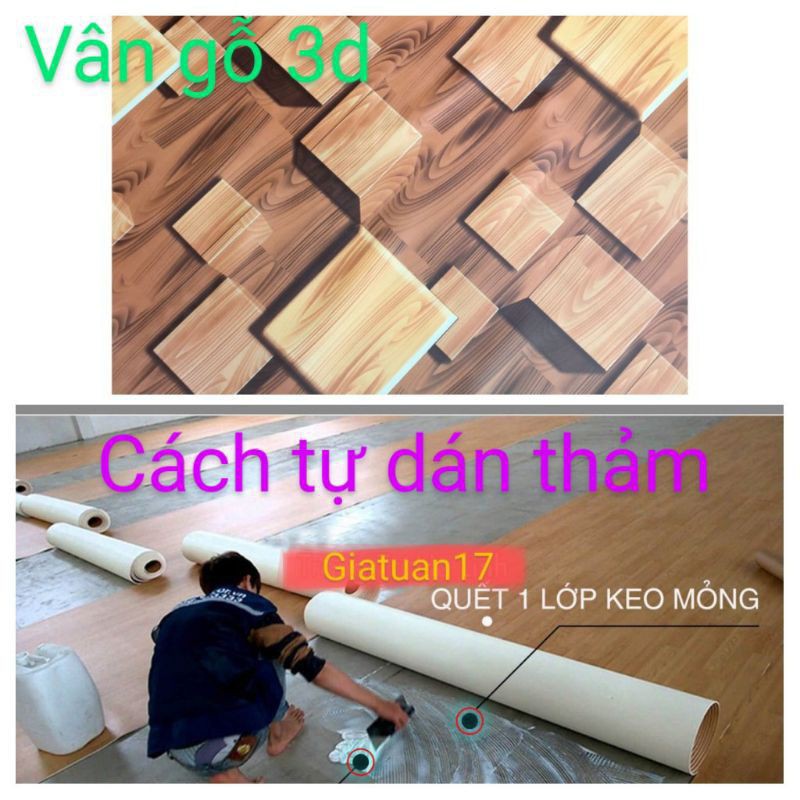 CÓ QUÀ TẶNG KÈM) Simili trải sàn vân gỗ nhám Việt Nam 0.5mm khổ cao 2m