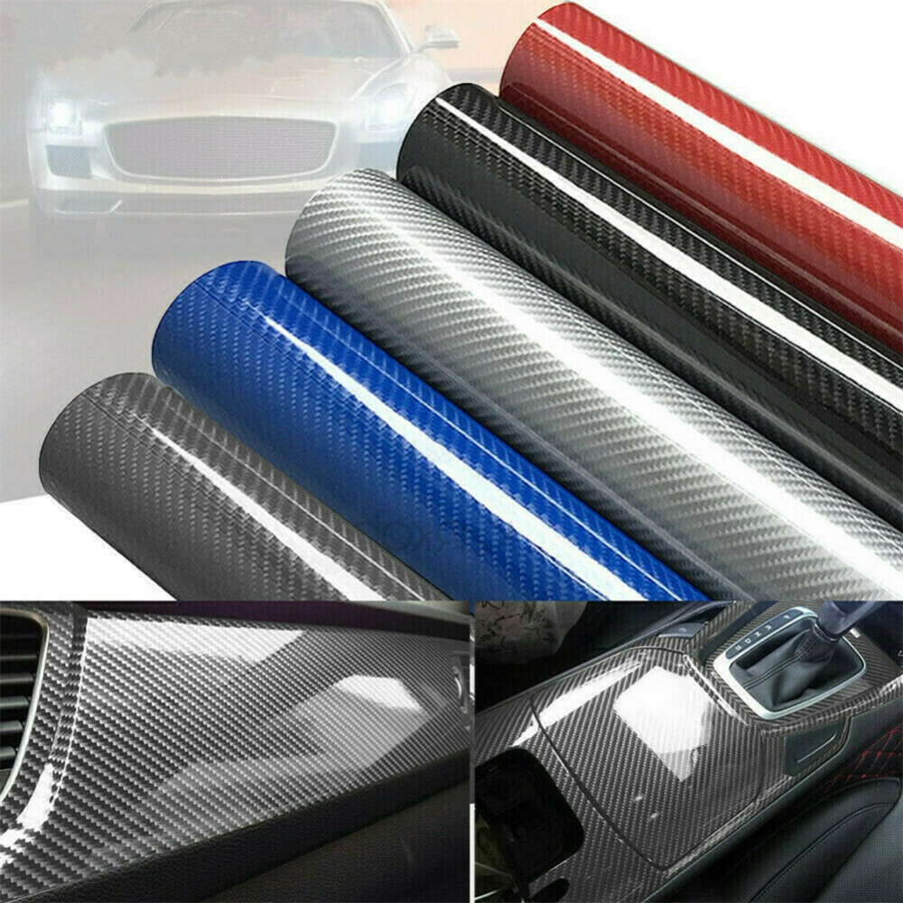 Decal DáN 7D 20 * 152cm BằNg SợI Carbon Trang Trí Xe Hơi