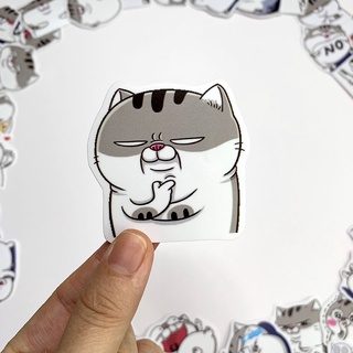 Sticker/ Hình dán Mèo Ami Bụng Bự (Combo 10-60 stickers)