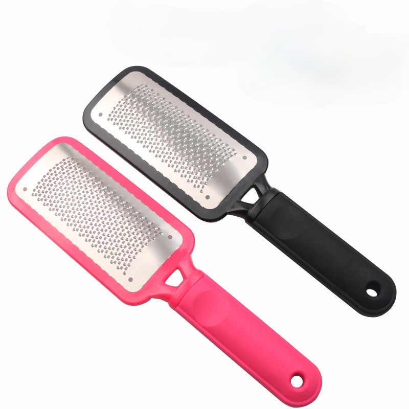 Chà Gót Chân Inox Tay Cầm Cán Nhựa Chuyên Dụng