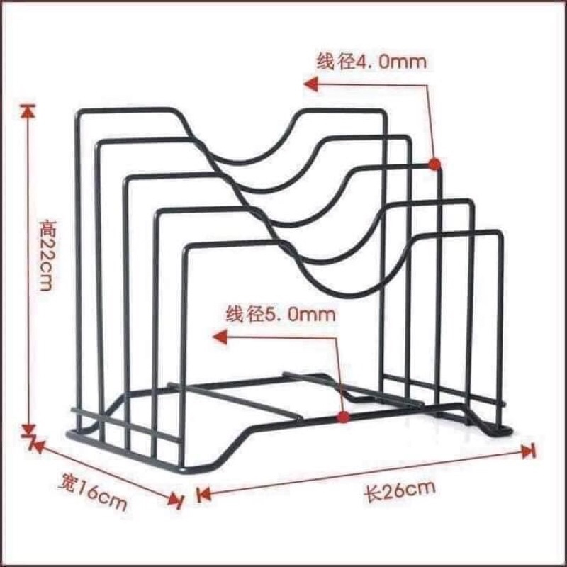 Giá cài vung ,dao thớt cho căn bếp gọn gàng ngăn nắp