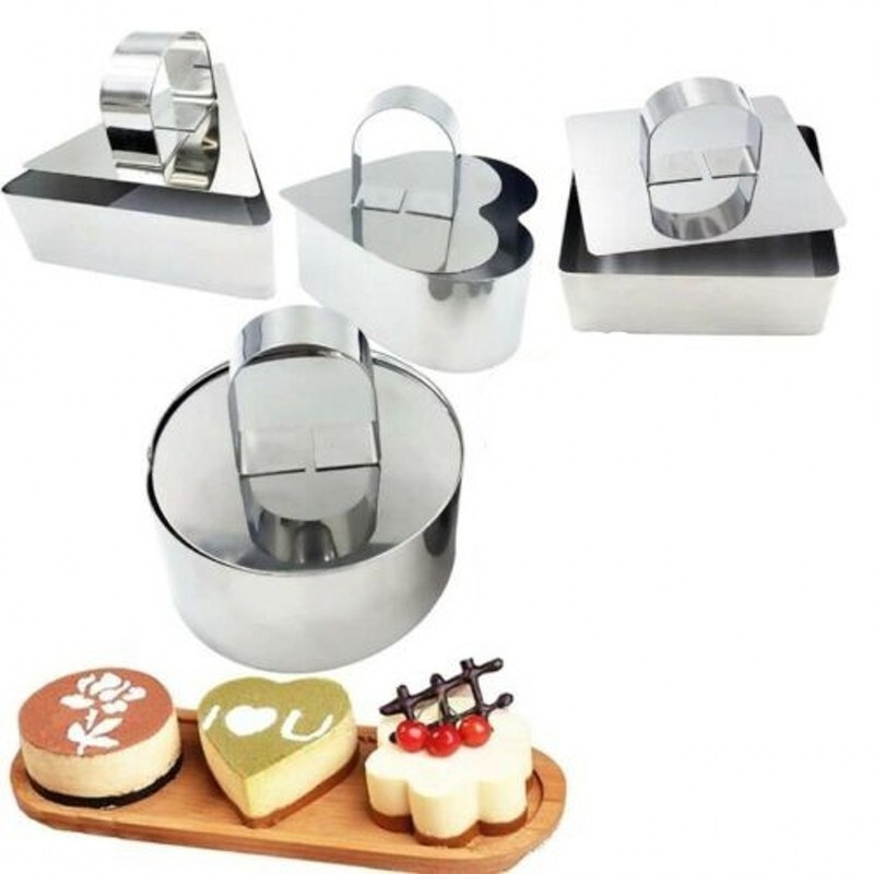 Khuôn Làm Bánh Bằng Thép Không Gỉ Tiện Dụng