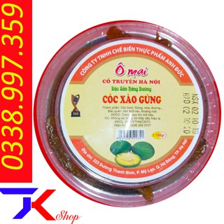 Ô mai cóc sào gừng đặc sản hàng đường 180gr