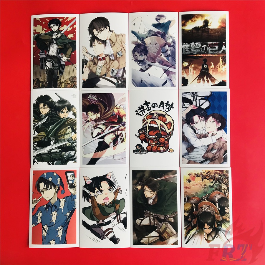 1 Bộ 30 Bưu Thiếp Hình Anime Attack On Titan No.1
