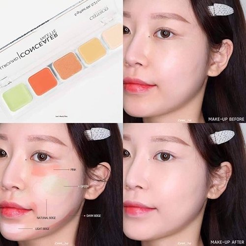 Bảng Triệt Sắc Catrice 5 Ô Che Khuyết Điểm Đa Năng  AllRound Concealer Palette