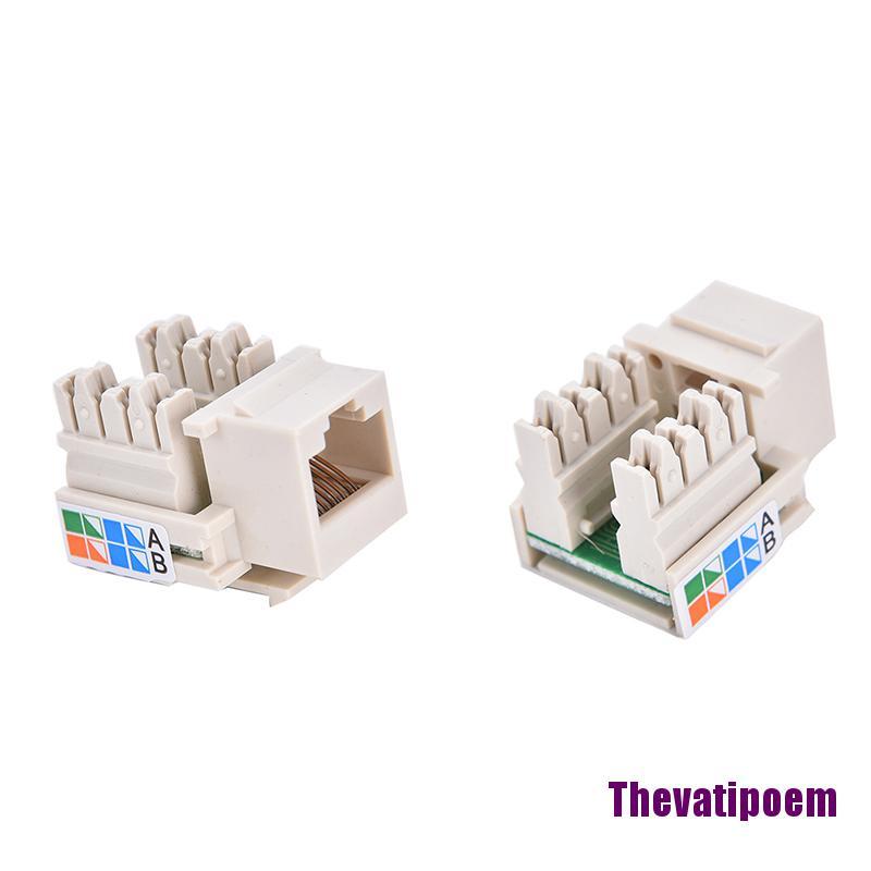 Ổ Cắm Mạng Cat5 Rj45 Cat5 Màu Trắng