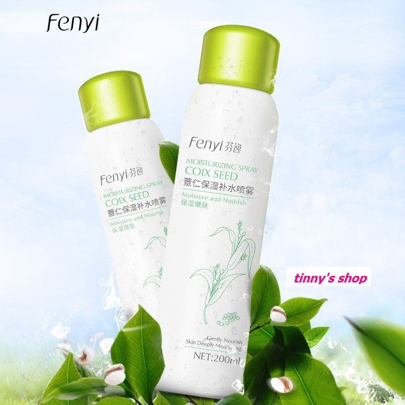 Xịt Khoáng Fenyi Coix Seed Chiết Xuất Hạt Ý Dĩ Dưỡng Ẩm Ngừa Mụn 200ml NDT | BigBuy360 - bigbuy360.vn
