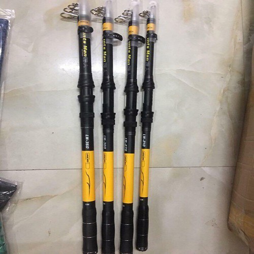 Bộ Cần Câu Máy 2m4, 2m7, 3m0, 3m6, Kèn Máy Kim loại Và Phụ Kiện