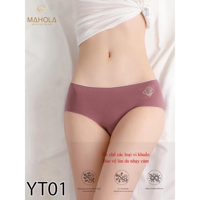 ❤️FREE SHIP❤️  Quần lót nữ O2 Cotton Ép Không Đường May ( Được Chọn Màu )