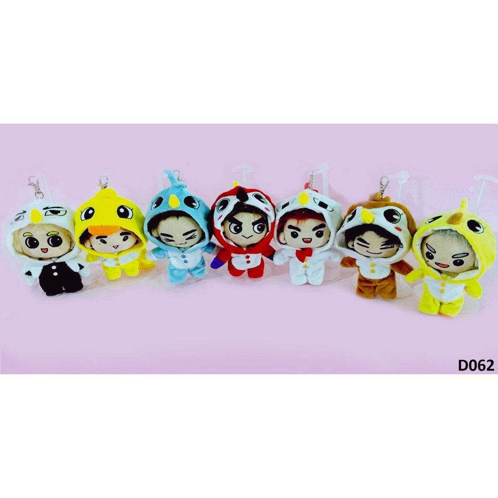 D062. Hoodie thú cho doll 15cm