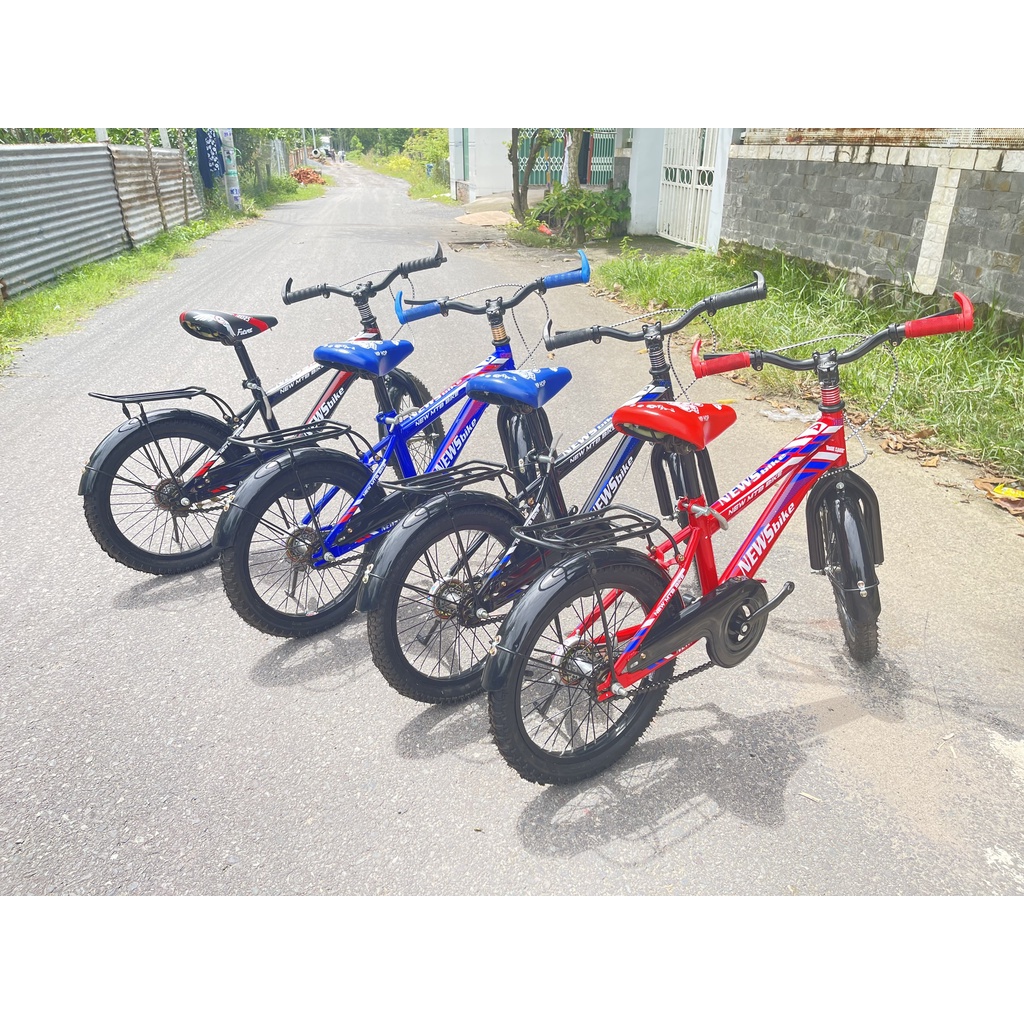 Xe đạp 16inch NEWS Bike - Baga - Sừng trâu - Chống ngiêng