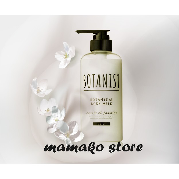 Sữa dưỡng thể làm ẩm da  lotion Botanist  Botanical Body Milk Light 240mL  hương dâu dại cassis và hoa nhài