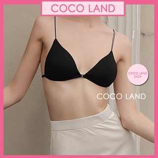 Áo Bralette kiểu Pháp áo bra không gọng mút mỏng tháo được nhiều màu -bra cotton dây mảnh mỏng nhẹ siêu hot hit trend
